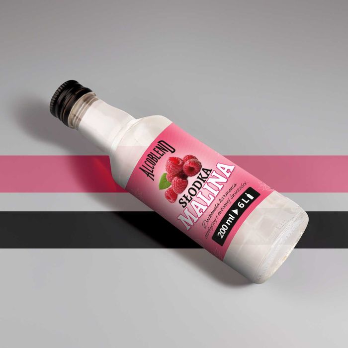 Zaprawka esencja smakowa do wódki Alcoblend Słodka Malina 200ml na 6L