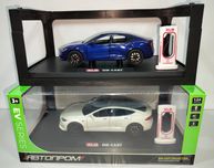 Tesla S модель 1:27 ТМ Автопром металлическая звук свет