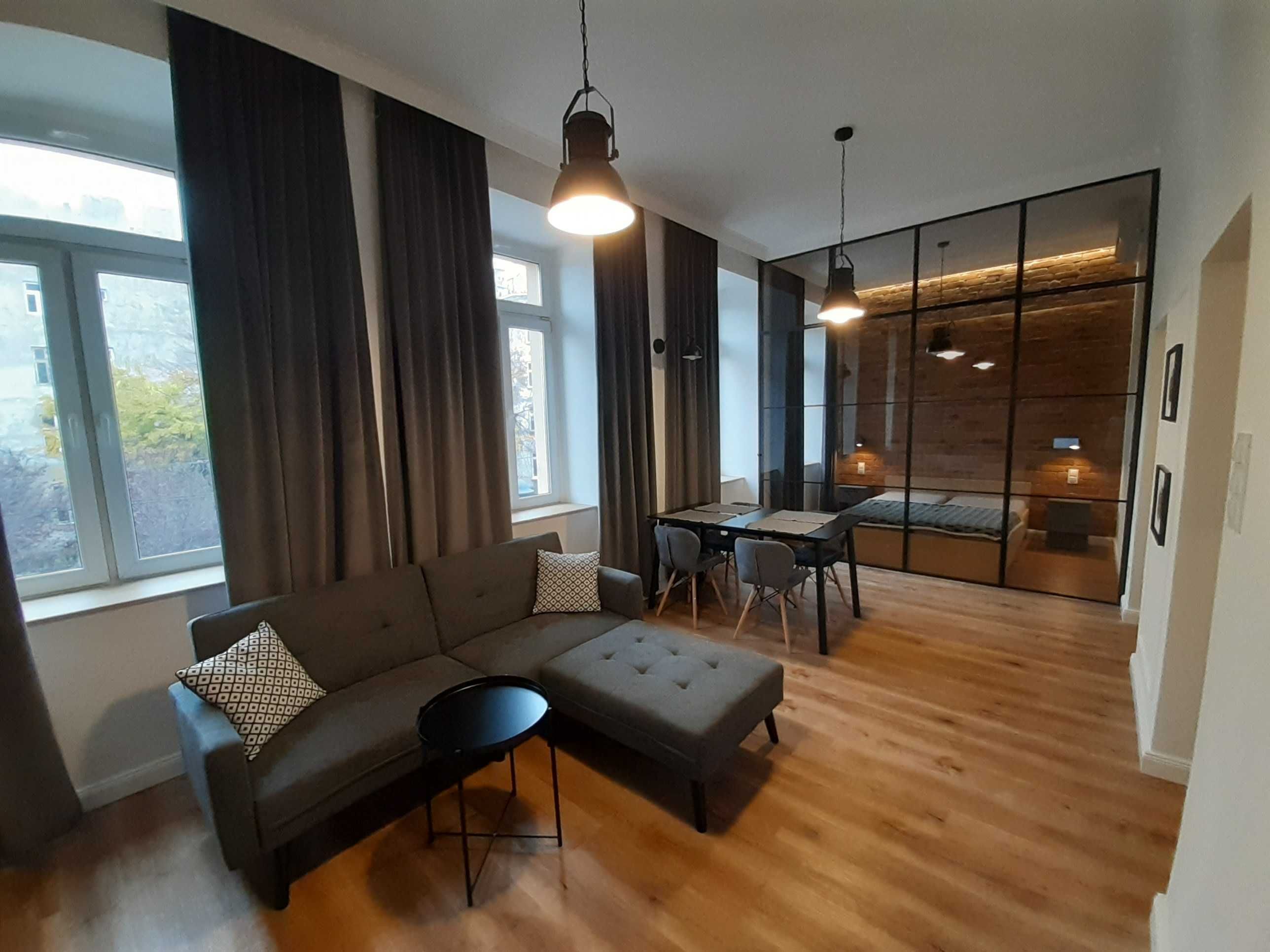 Mieszkanie z klimatem – 38 m², styl vintage/loft, centrum Łodzi