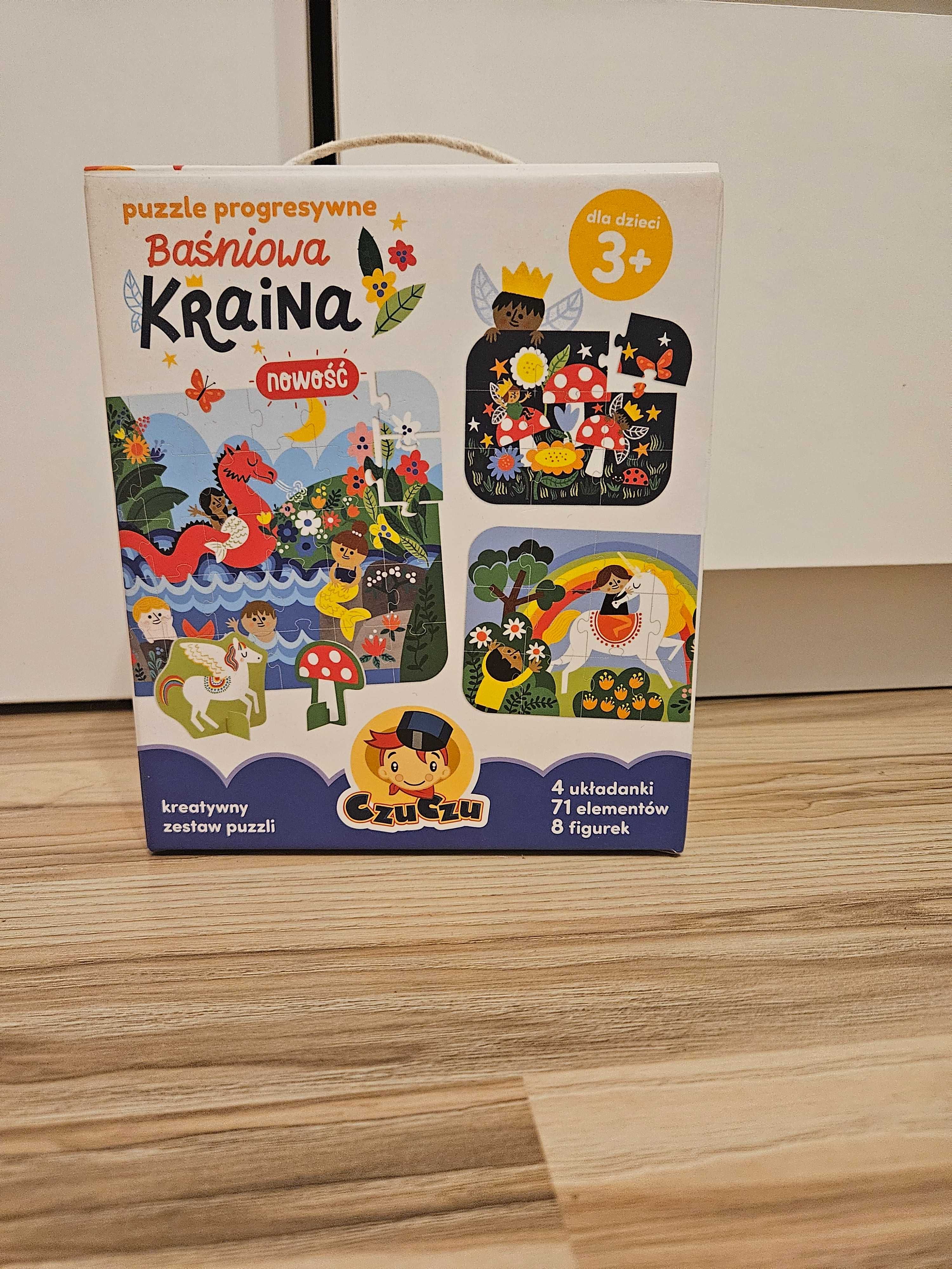 Puzzle Progresywne Baśniowa Kraina CzuCzu Układanki Figurki Syrenki