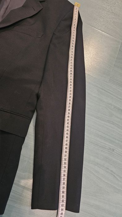 Marynarka męska "48" czarna H&M, slim, raz założona