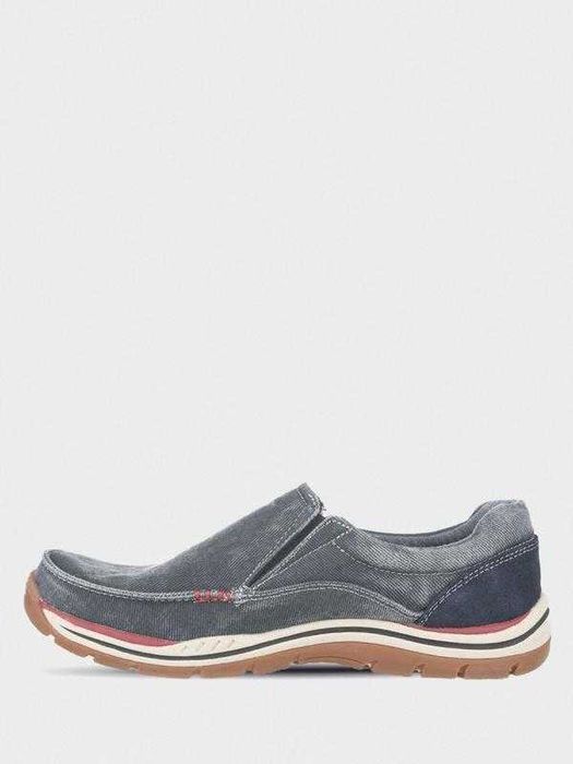 Мокасини чоловічі на широку стопу skechers / оригінальні мокасини