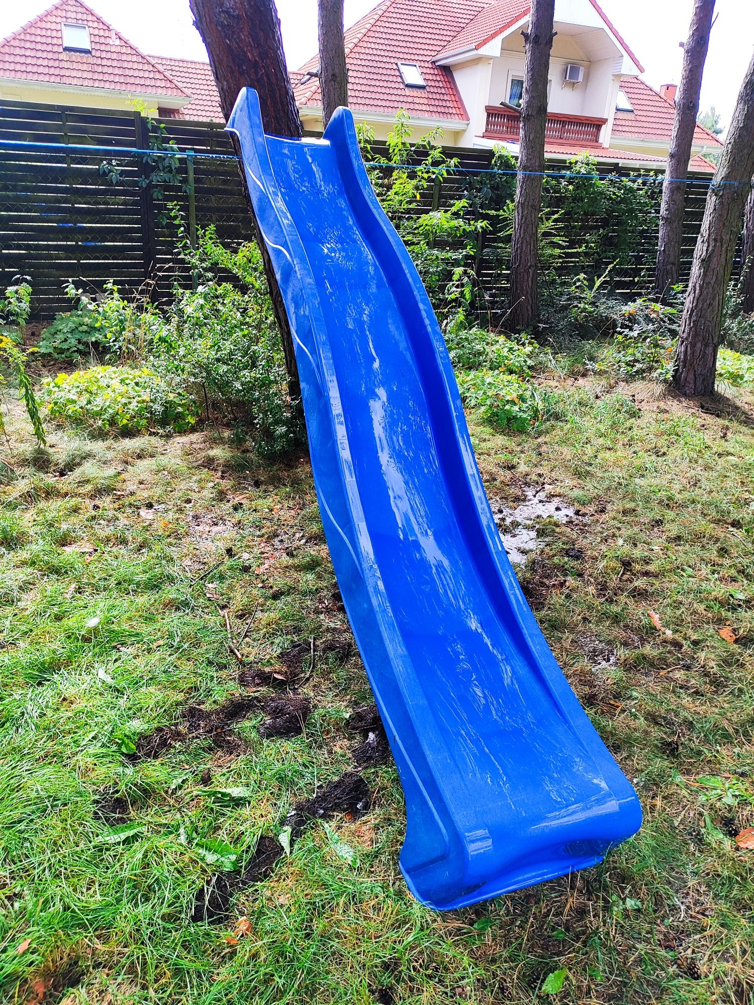 Ślizg, ślizgawka 2,5 m dla dzieci plac zabaw domek na drzewie .