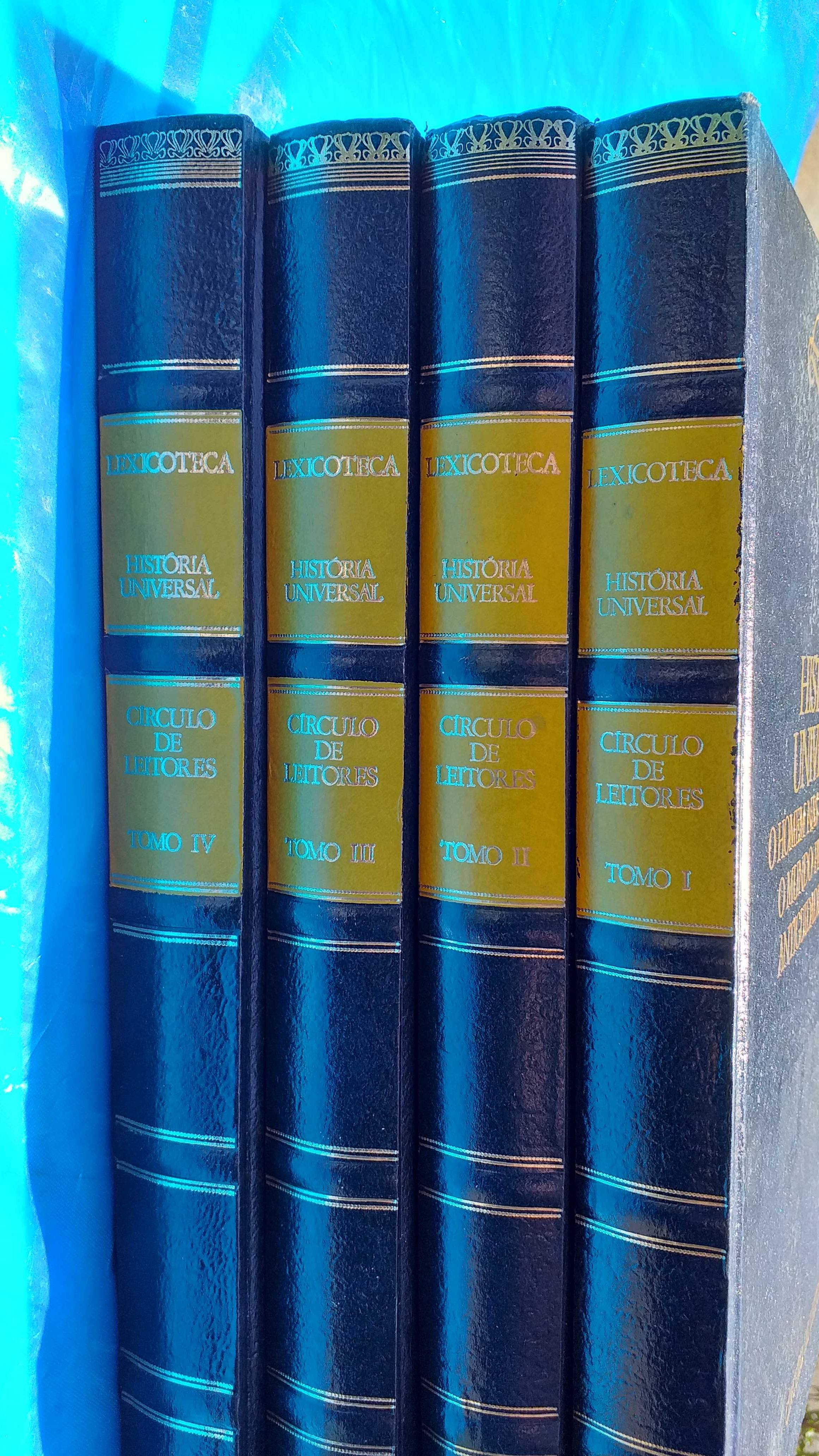 Livros Historia universal Lexicoteca - 4 volumes