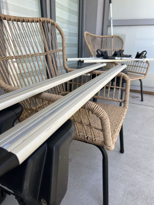 Aluminiowe belki dachowe Peugeot 308 T9 HB + x2 uchwyty na rower