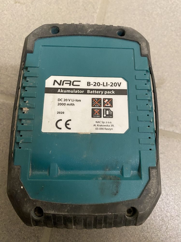 Akumulator NAC 20V 2Ah + ładowarka