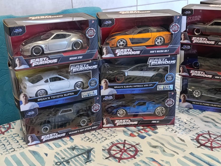 Coleção de miniaturas velocidade furiosa 1/32