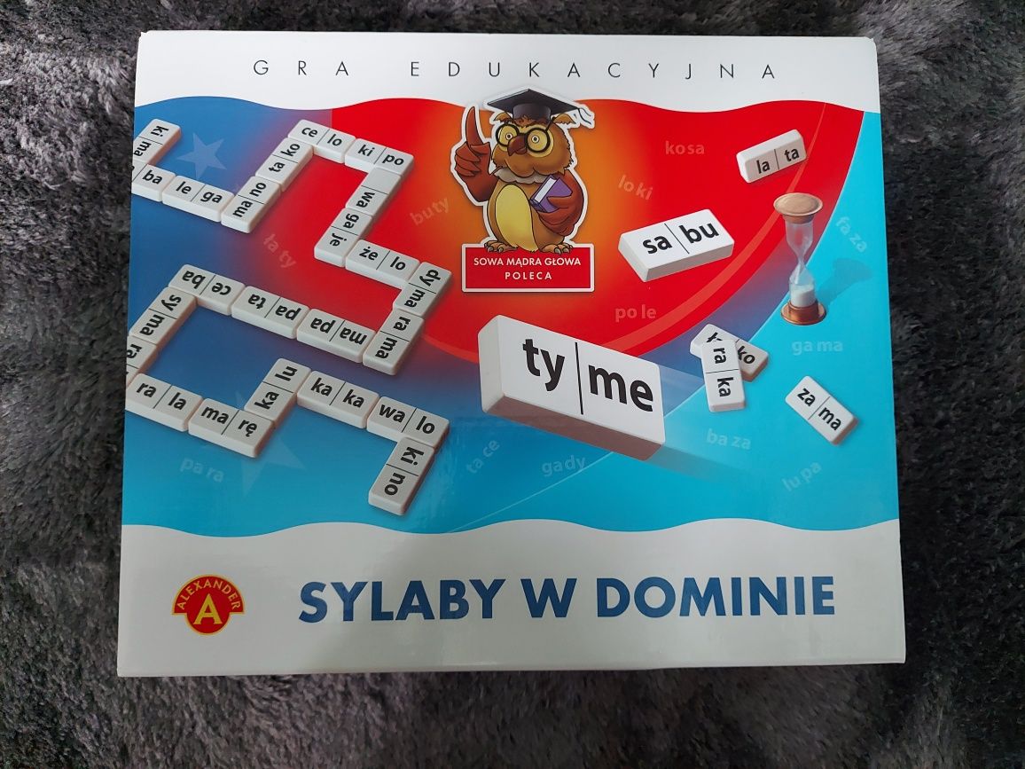 Gra edukacyjna Sylaby w dominie