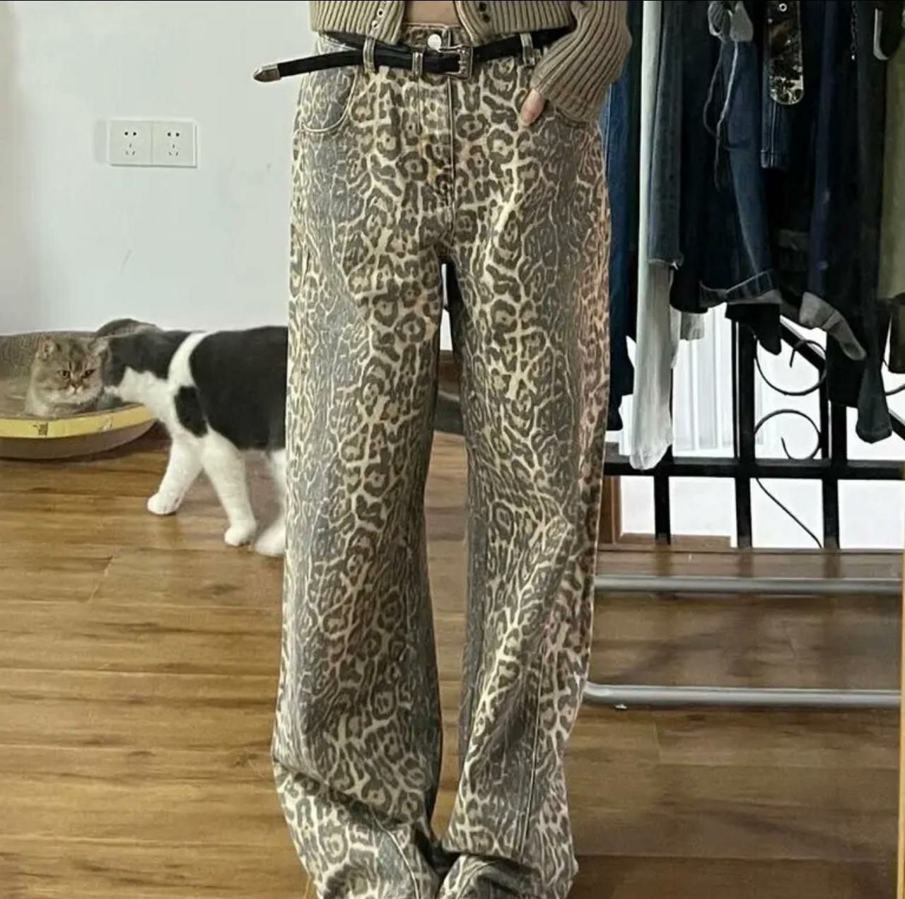 Трендові леопардові брюки