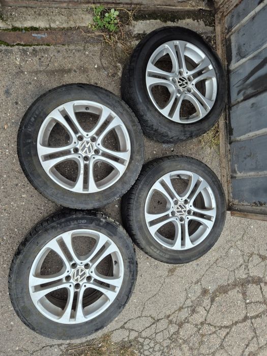 Колеса Volkswagen Skoda Seat 17 5 112 / Шини Paxaro зимові 215 55