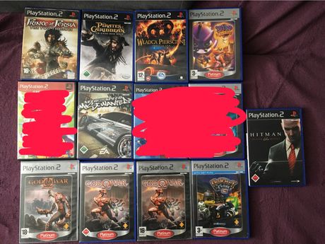 Gry PS2 god of war spyro hitman ratchet i clank need for speed