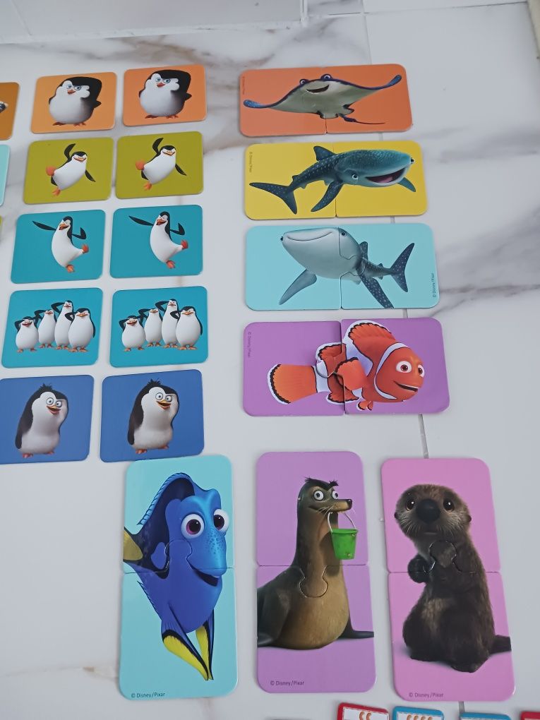 Pingwiny z Madagaskaru 4 w 1 memo puzzle Piotruś