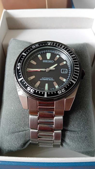 Relogio Seiko Samurai Diver 1° Geração Automatico SNM033 7S35