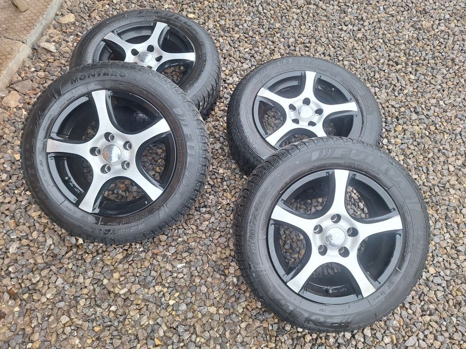 Alufelgi koła zimowe 15 cali 5x112 MAM 57.1 + opony FULDA 195/65 zima