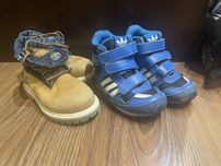 Zestaw bucikow na zime timberland adidas