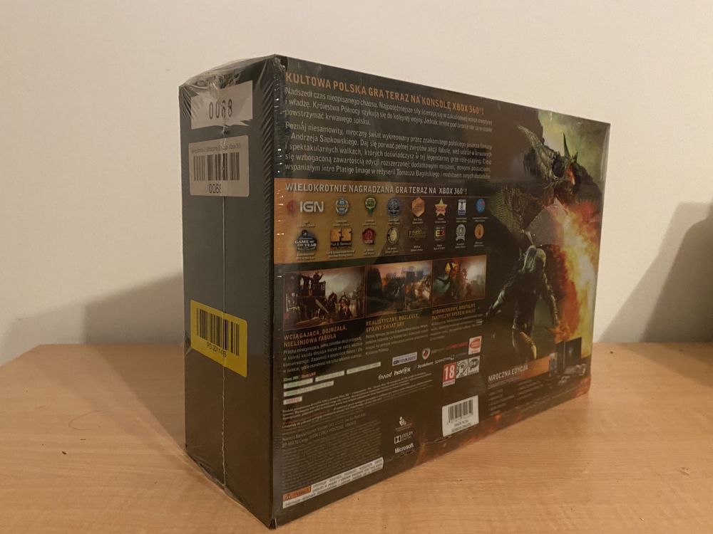 Wiedźmin 2 nr 0068 Mroczna Edycja Kolekcjonerska XBOX