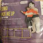 Dmuchany kostium Sumo pick me up