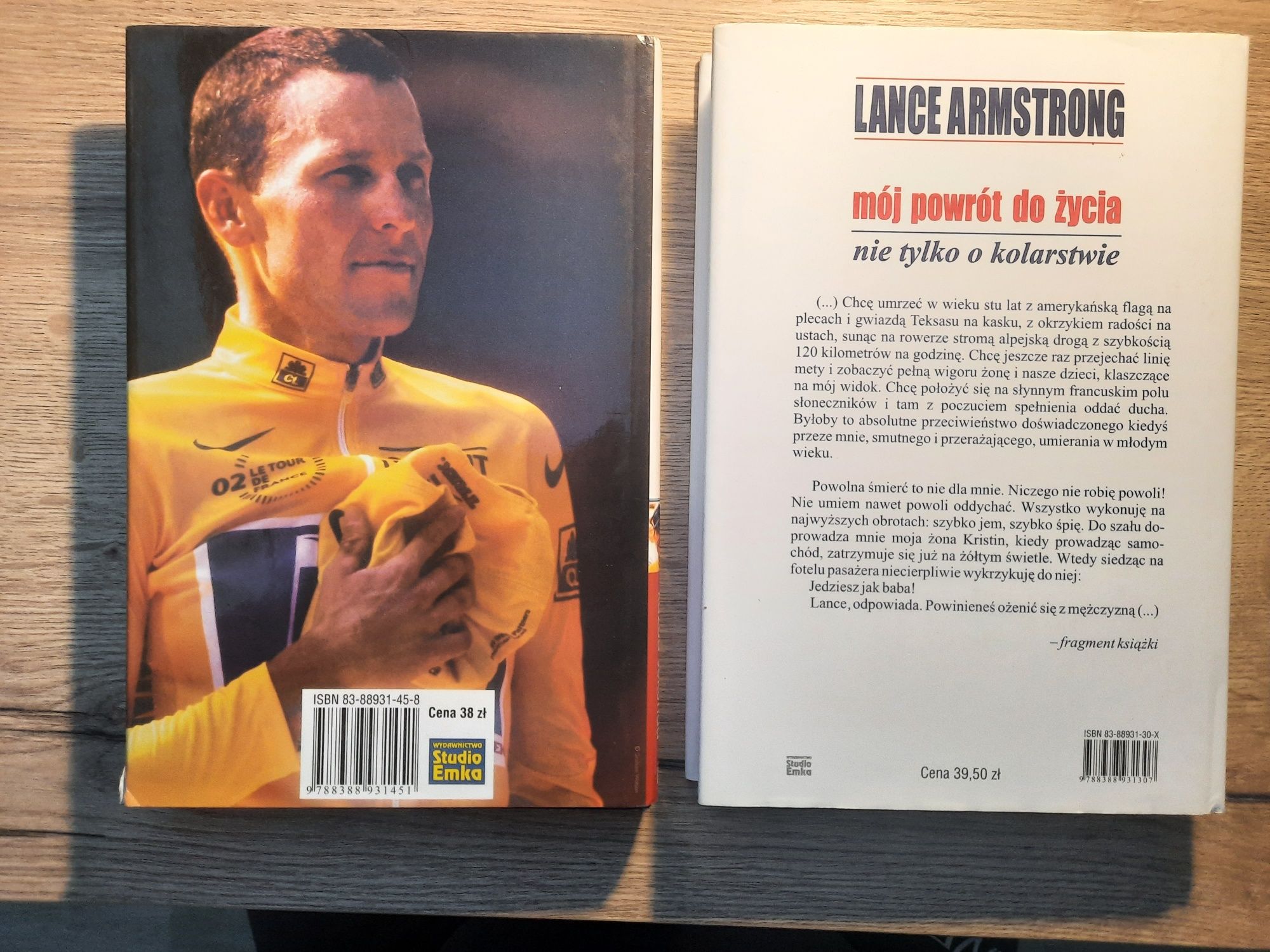 Lance Armstrong- 2 książki
