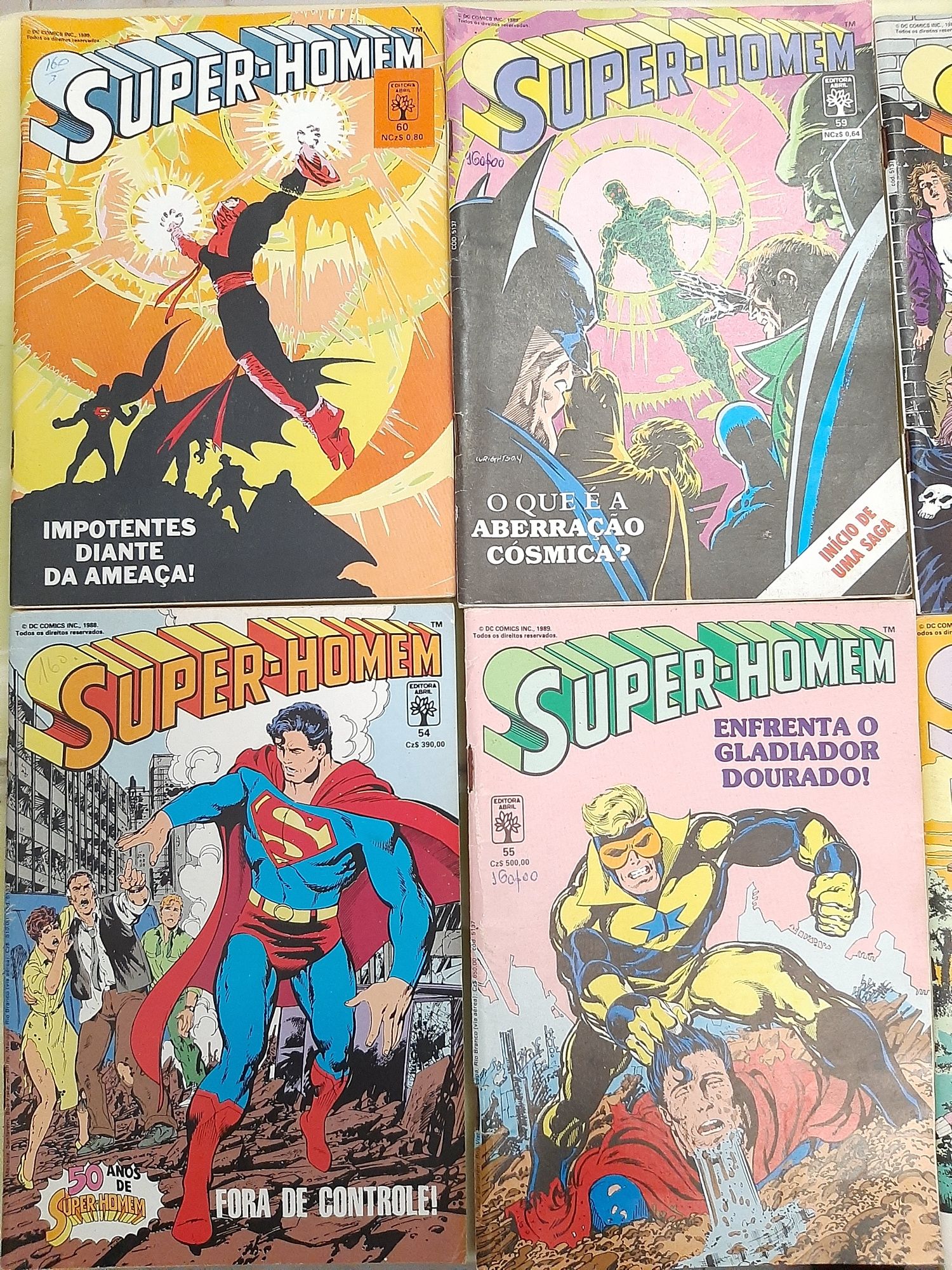 BD banda desenhada livros Super-homem anos 80