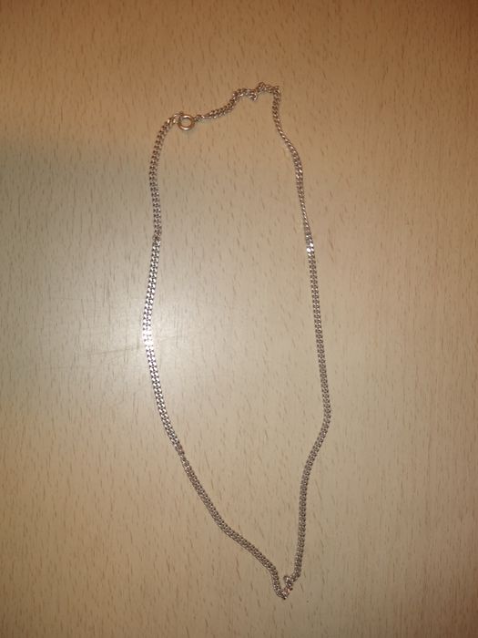 srebrny męski łańcuszek pruba 925