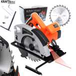 KRAFT&DELE Pilarka Ręczna Tarczowa Do Drewna 2850w Piła 185mm KD1719