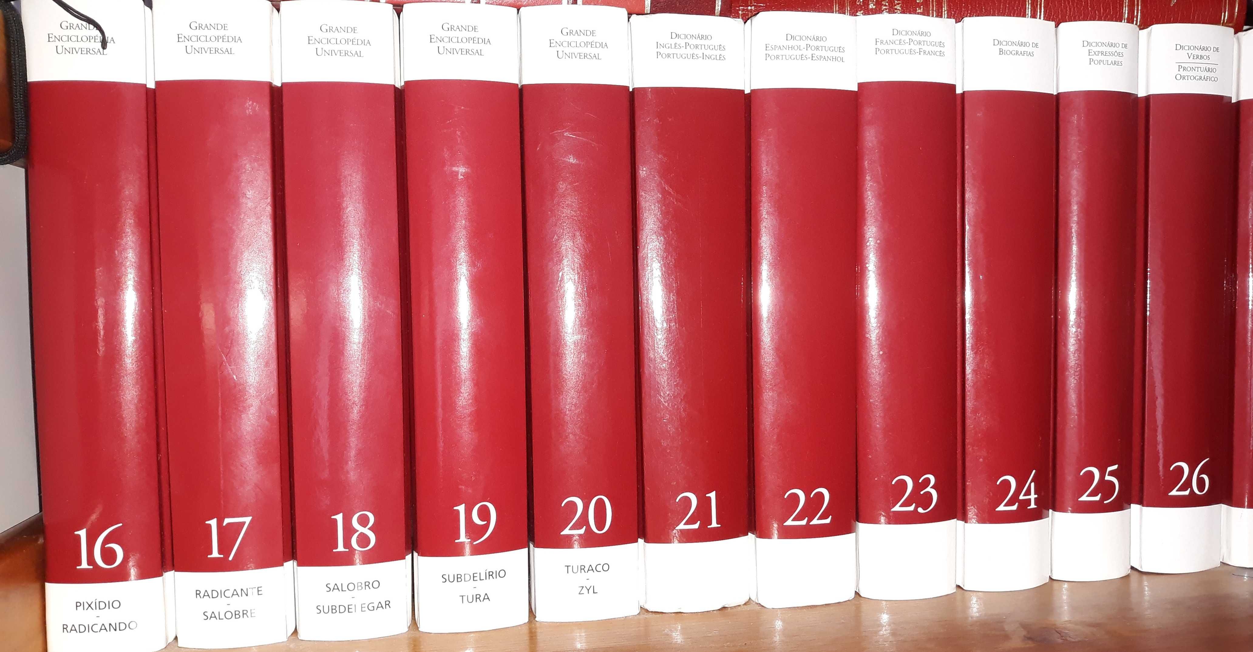 30 enciclopédias/Dicionários/atlas do Mundo