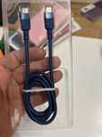 Kabel USB-C do USB-C super ładowanie 100W / niebieski / oplot