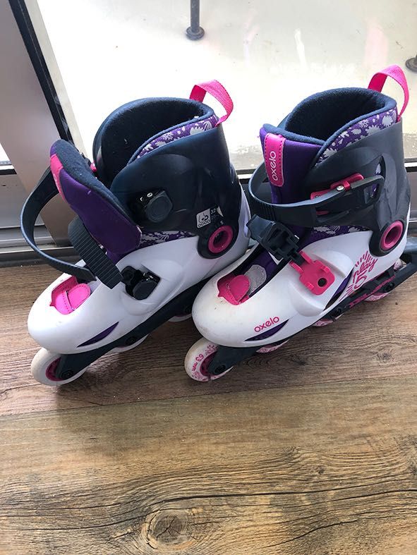 Patins em linha mais capacete marca OXELO