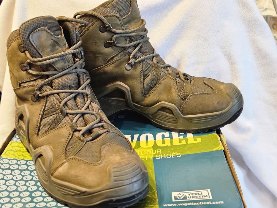 Берці низькі Waterproof, Олива, Vogel 1492, 45 р, напівберці армійські