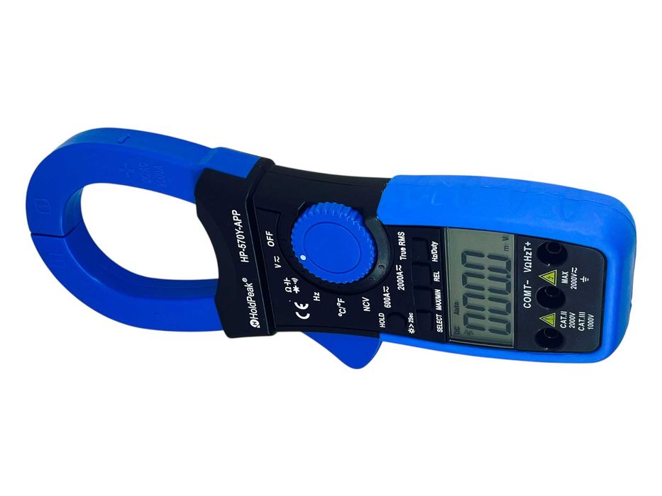 miernik cęgowy HP-570C-APP 1000A AC/DC z bluetooth