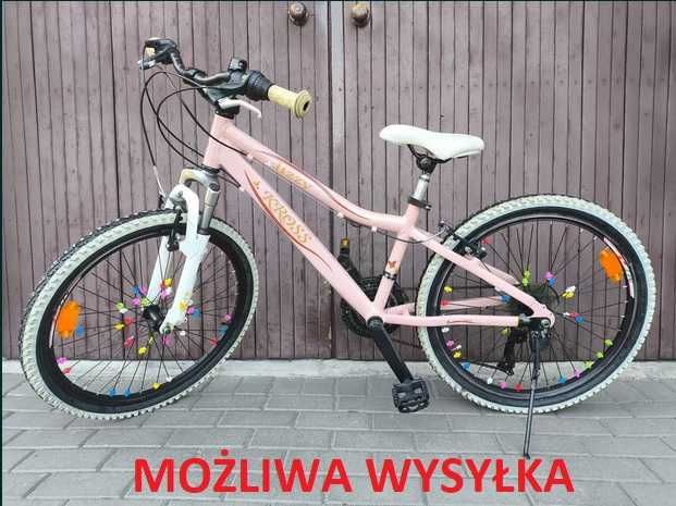Rower Kross Lizzy 24" Pudrowy róż SUPER !