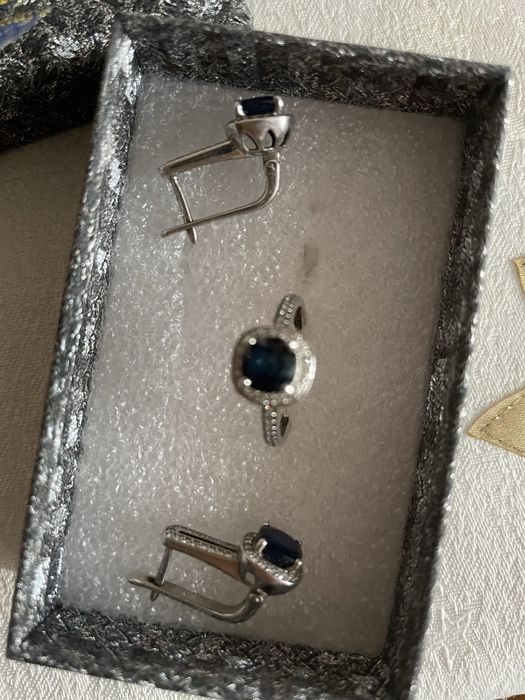 Сереро 925 Сапфир Рубин