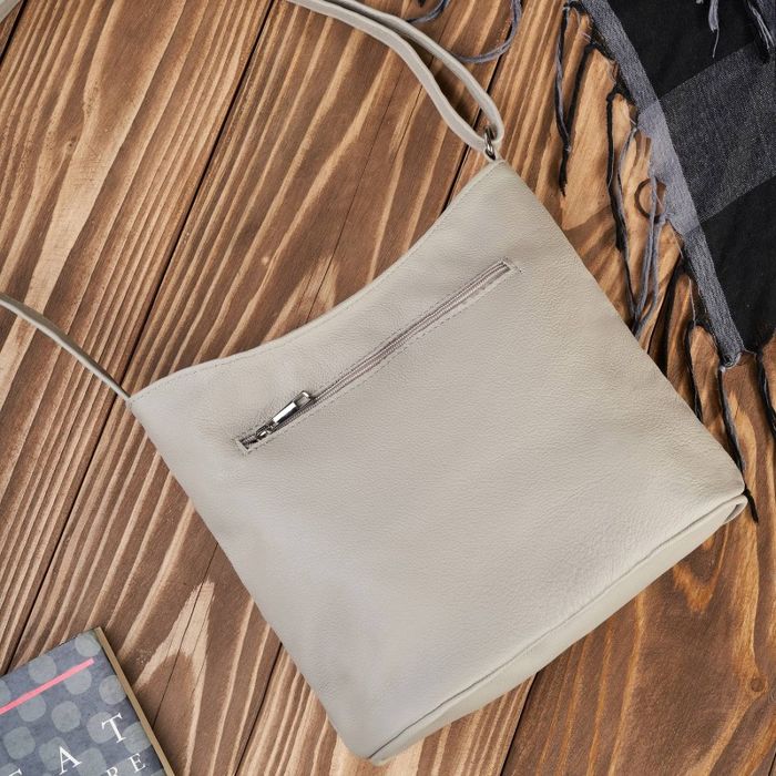 torebeczka damska skórzana listonoszka szara paolo peruzzi z-53-gr