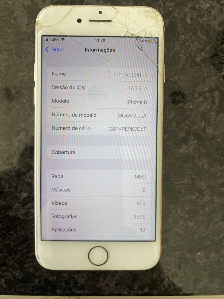 Iphone8 Rosa 64GB