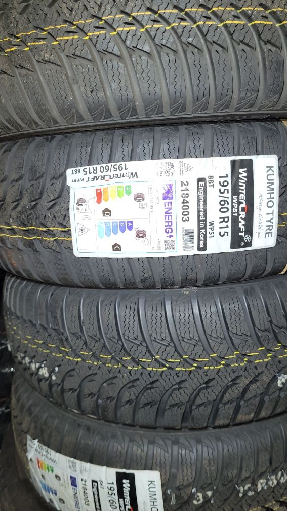 195/60r15 Opona zimowa Kumho wp51