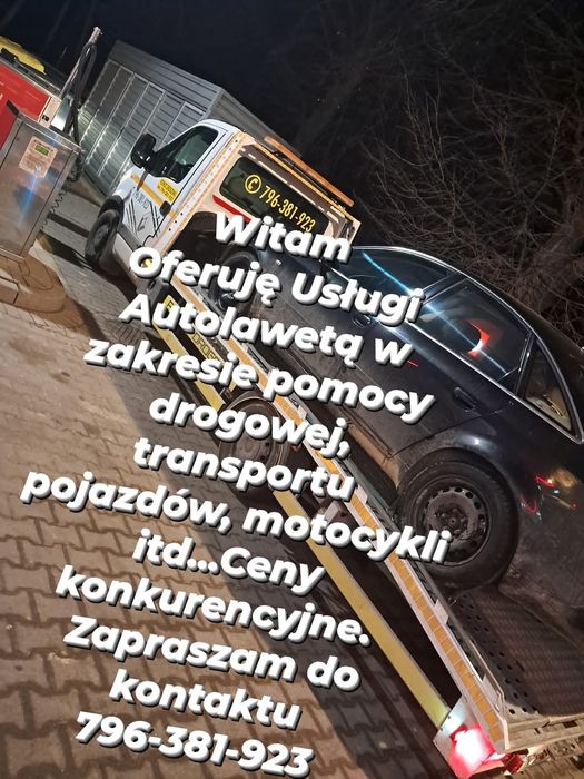 Usługi Autolawetą Pomoc Drogowa Transport Przemyśl Cała Polska