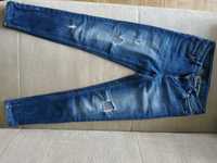jeansy rurki z dziurami big star rozmiar 25