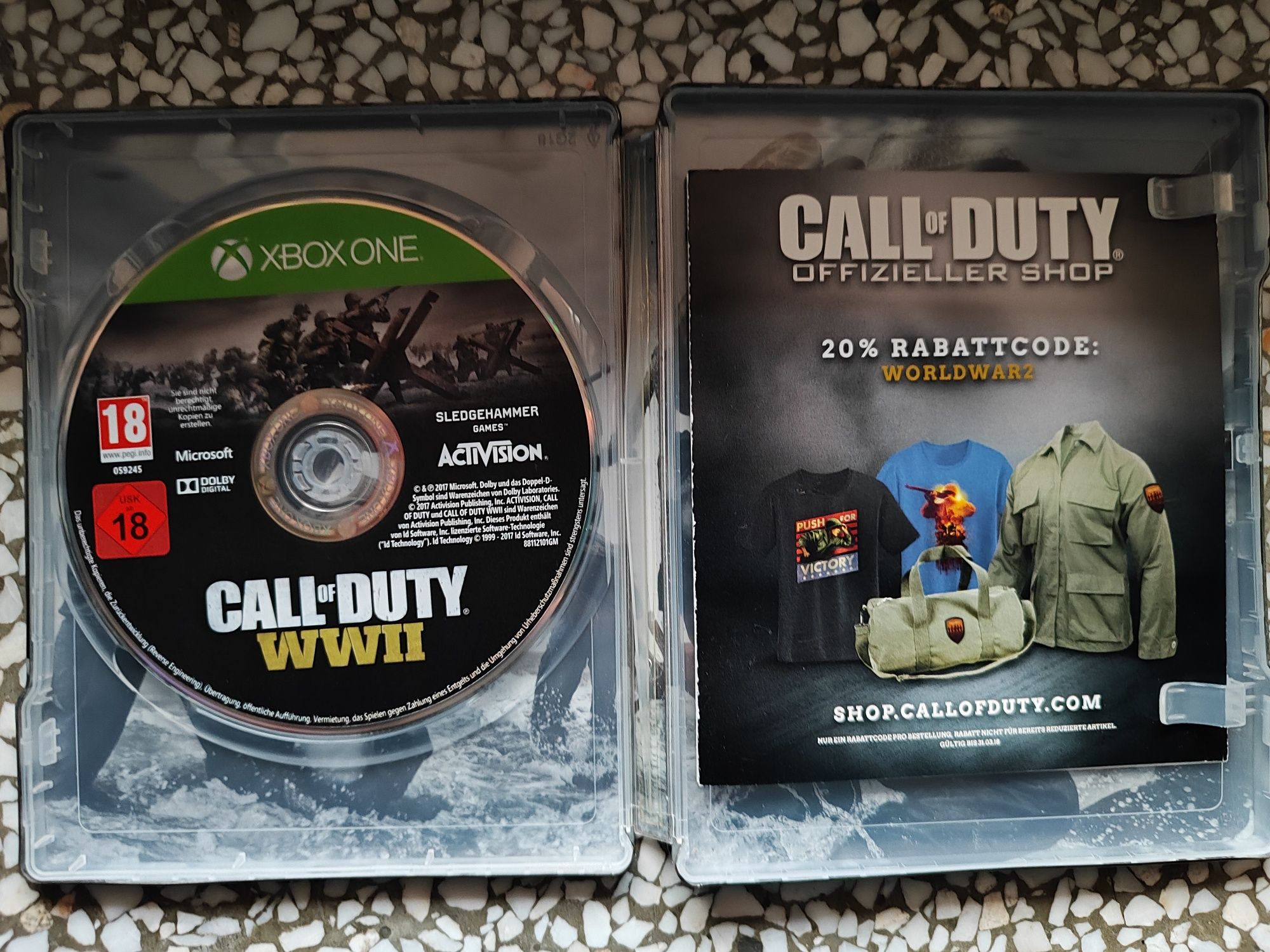 Call of Duty World War 2 Steelbook Xbox one Series X
