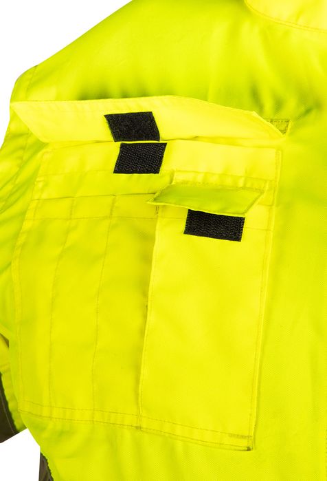 Kurtka robocza ostrzegawcza 3w1, ocieplana, żółto-granatowa, rozmiar M