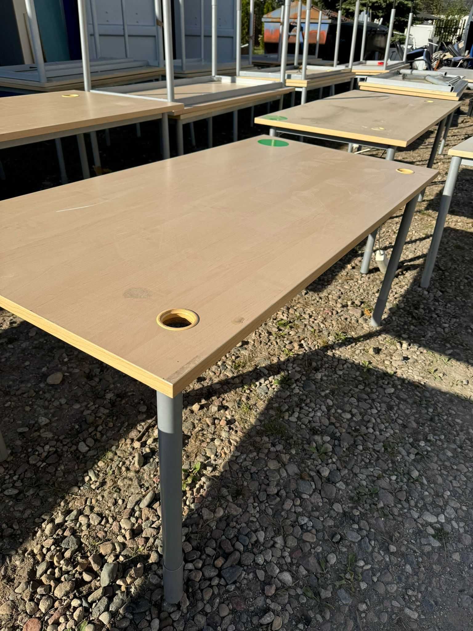 Biurko 160x80 BUK biurka stoły do  biur szkół  domu hostelu