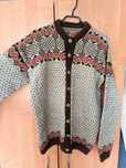 Sweter wełniany vintage norweski wool kardigan