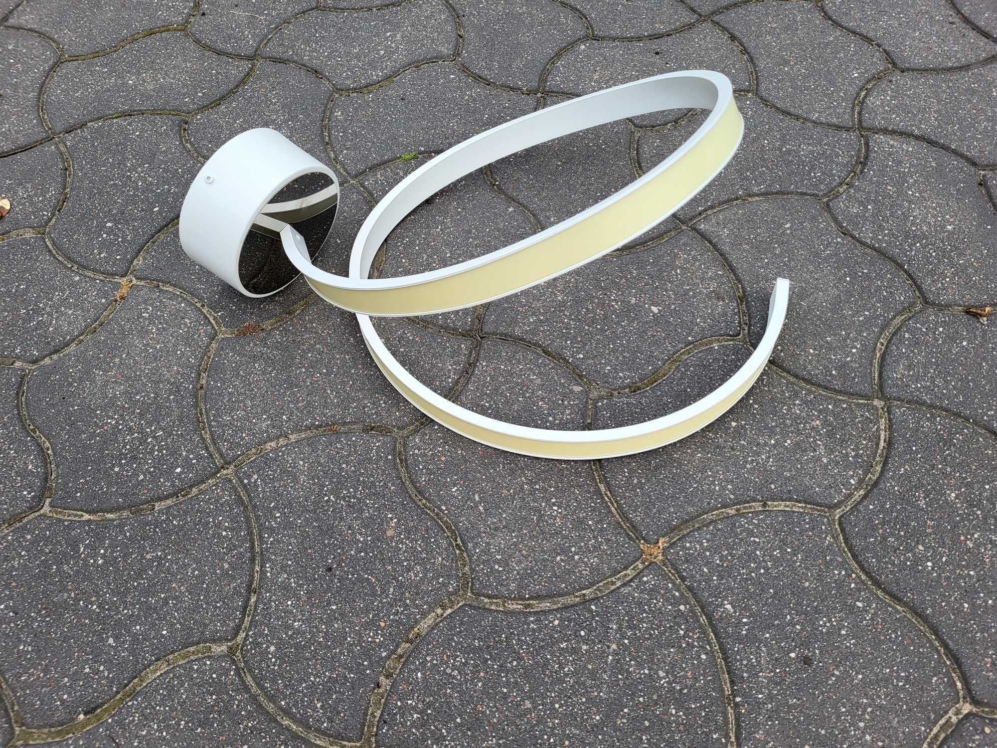 Lampa sufitowa dekoracyjnie zakręcona LED 20W 3000K