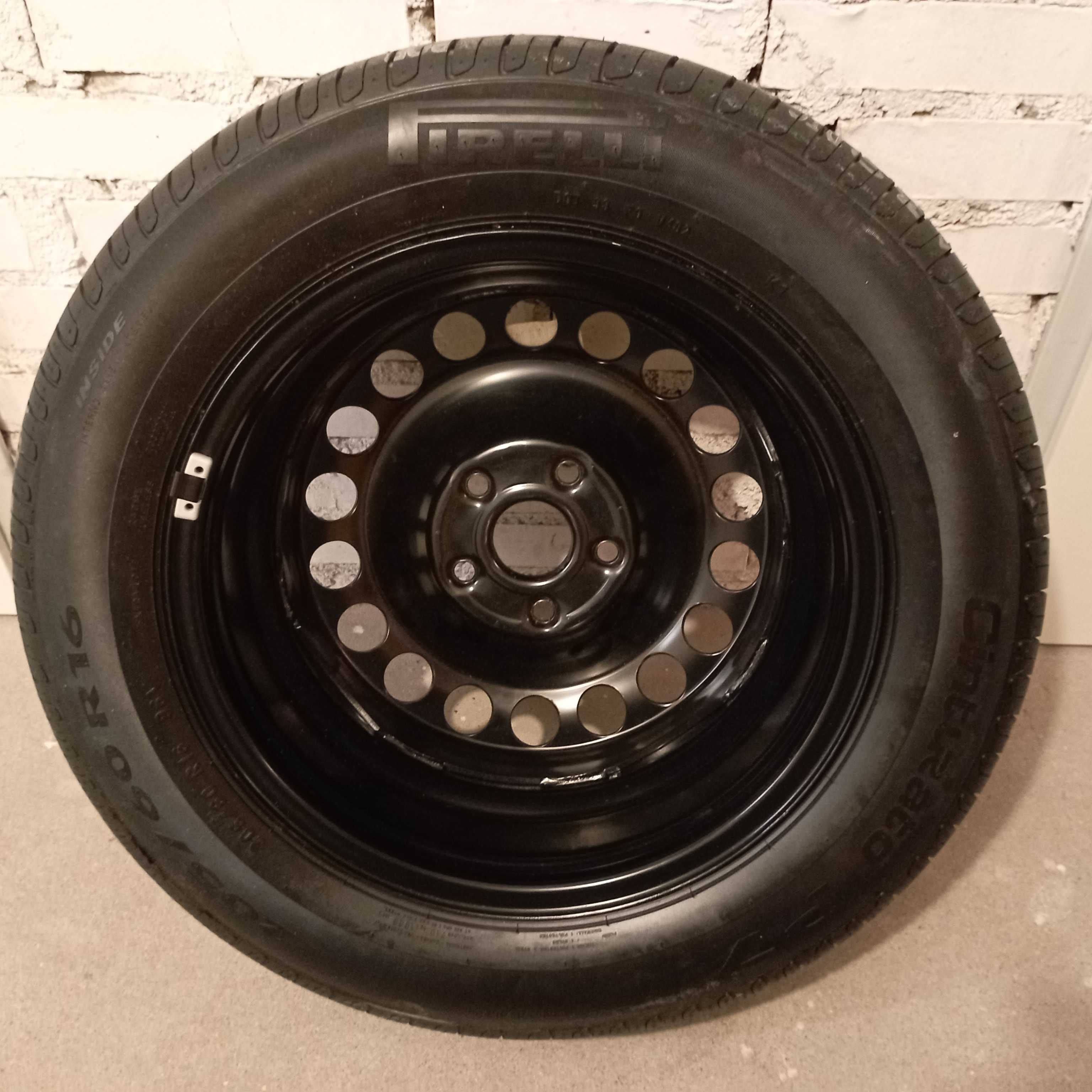 Koło zapasowe 205/60R16 Vw  5x112 liato PIRELLI NOWE