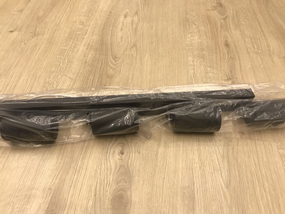 Lampy sufitowe czarne 4szt.