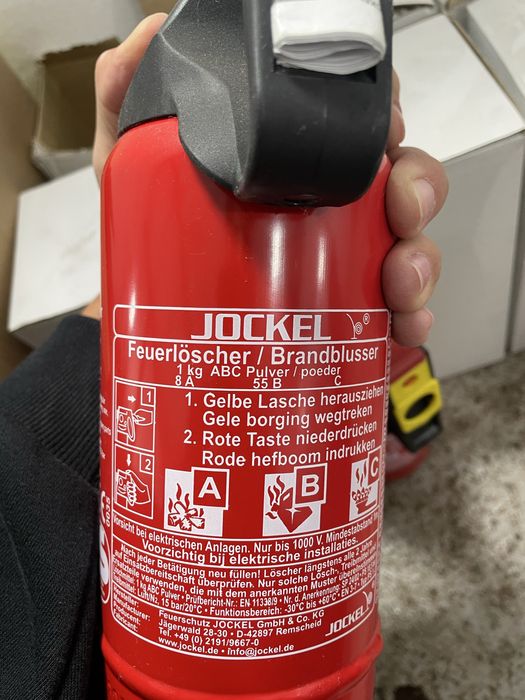 Gaśnice samochodowe 1kg jockel