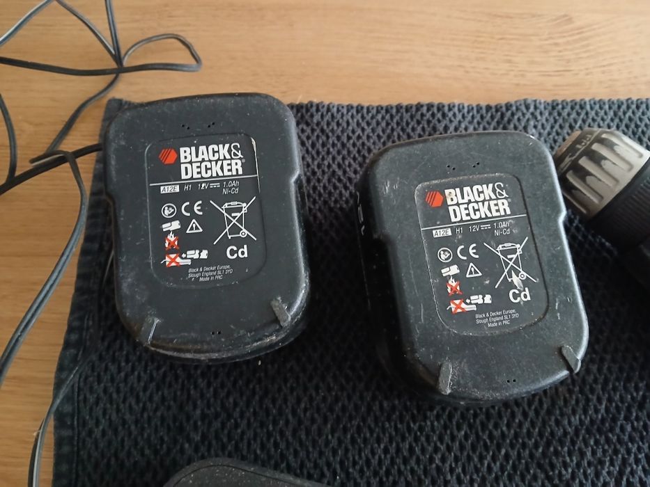 berbequim black decker com 2 baterias