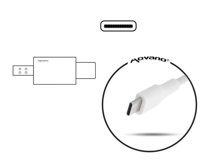 Zasilacz Ładowarka Movano 65W USB type C USB-C Lenovo MacBook