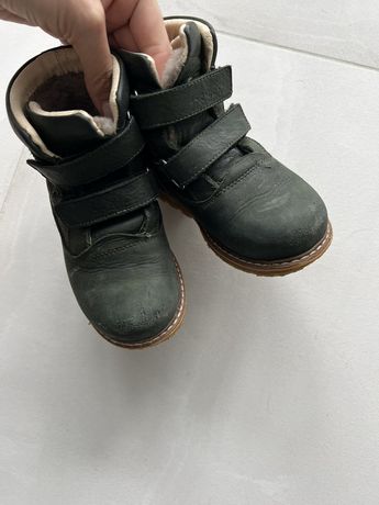 Зимові, шкіряні, утеплені взуття дитяче 27