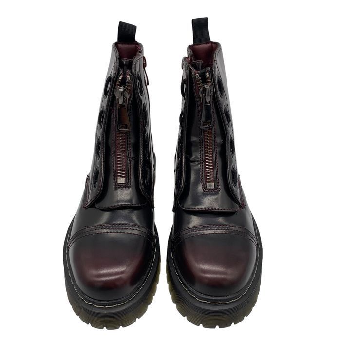 Buty damskie r. 38 botki sznurowane bordowe glany gruba podeszwa 2 w 1