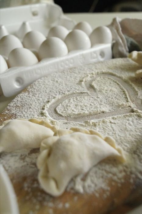 Pierogi domowe, ręcznie robione